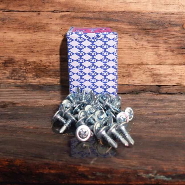 TRUSS HEAD SELF DRILLING SCREWS Z/P 1/2 X 8