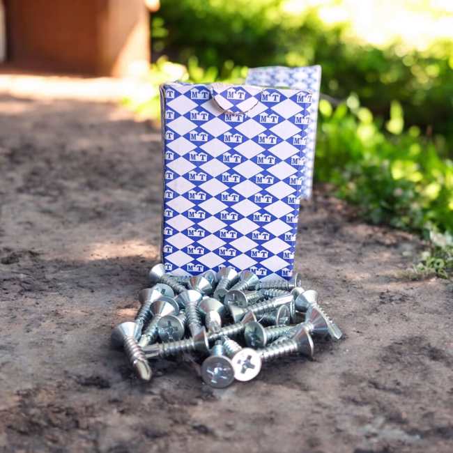 CSK HEAD SELF DRILLING SCREW Z/P1/2X8 M.T